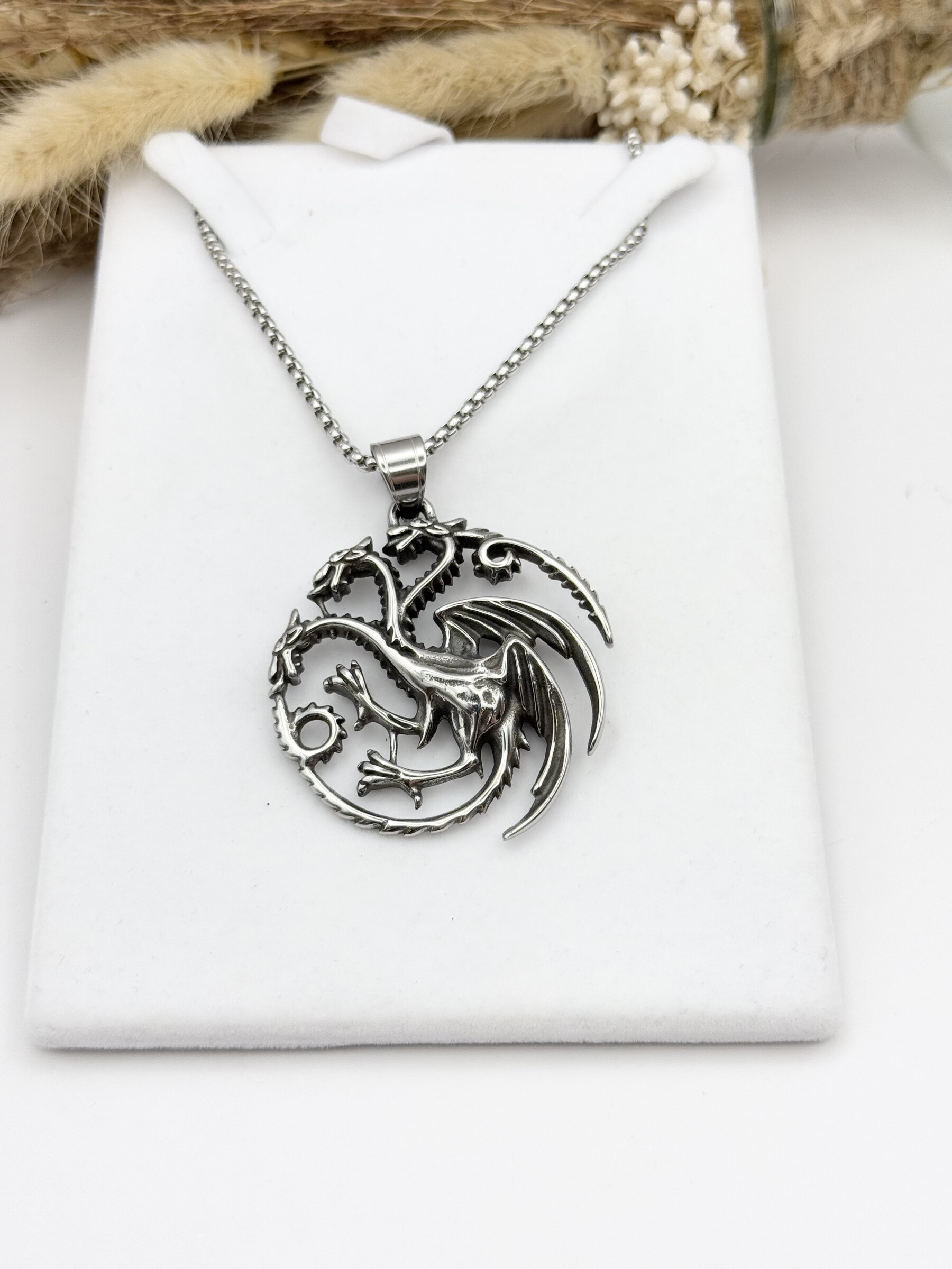 Wholesaler Ceramik - Stainless Steel Dragon Pendant Necklace