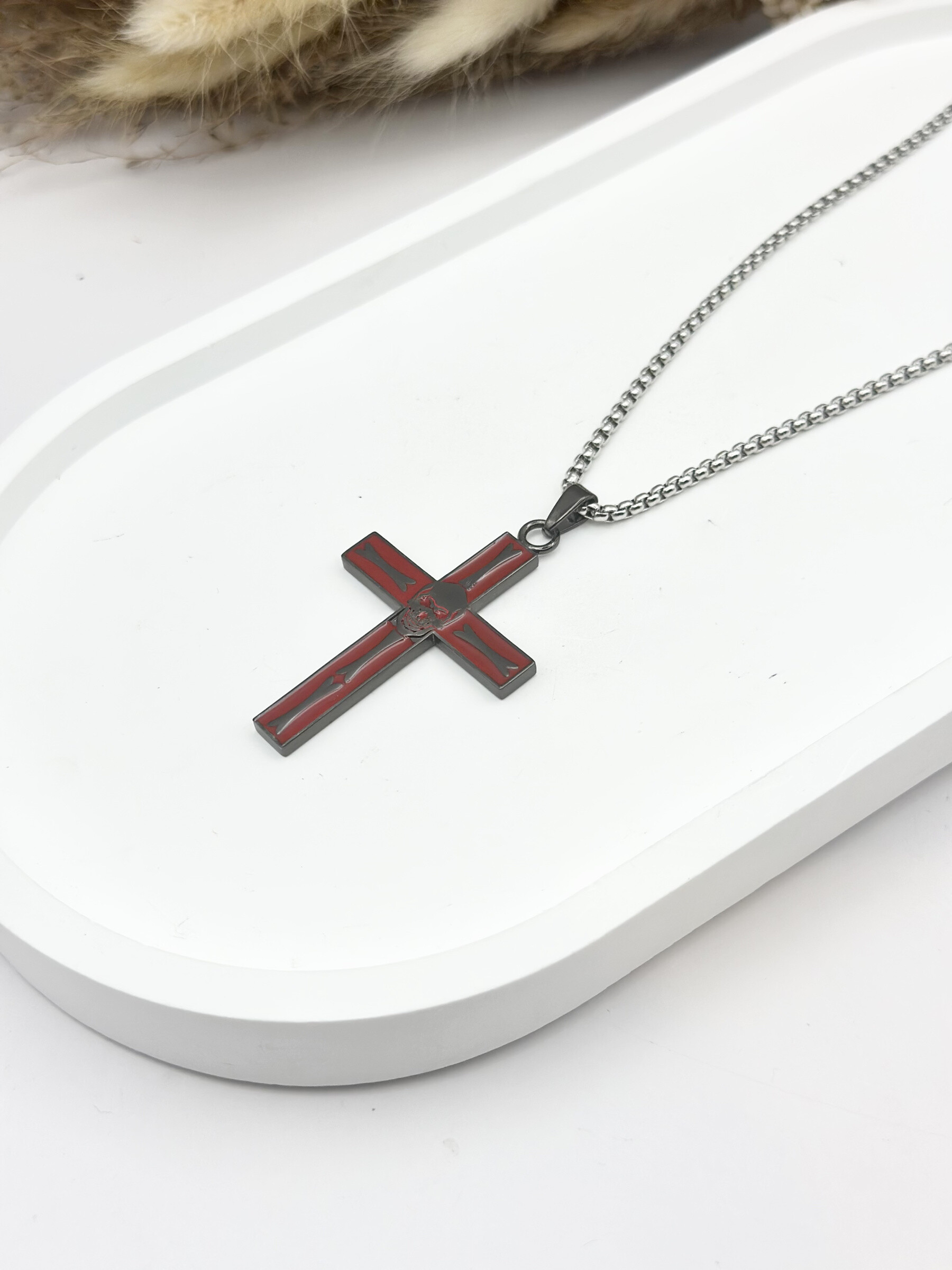 Grossista Ceramik - Collana con ciondolo in acciaio inossidabile