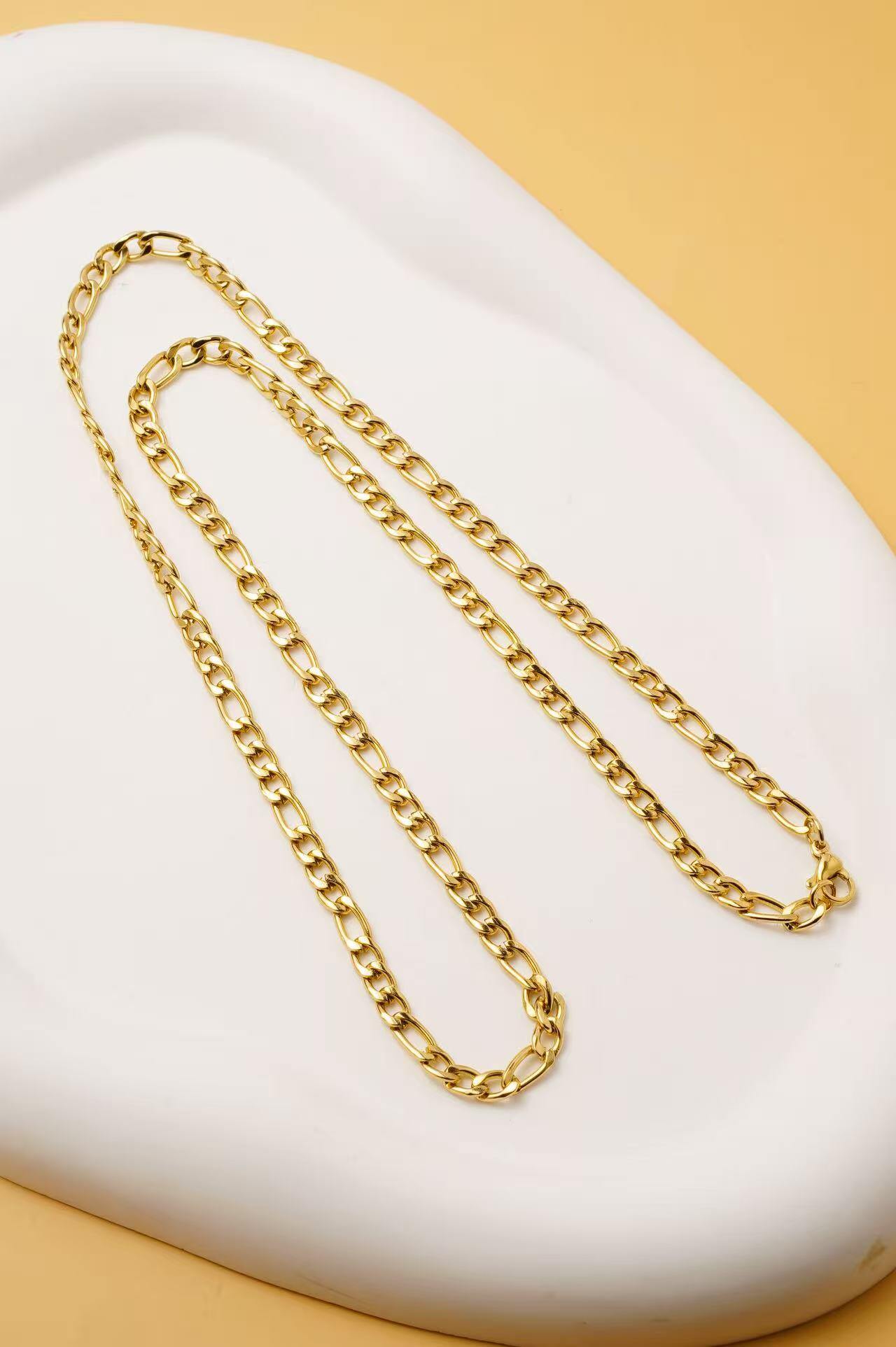 Grossiste Ceramik - Collier Figaro Classique – Acier Inoxydable