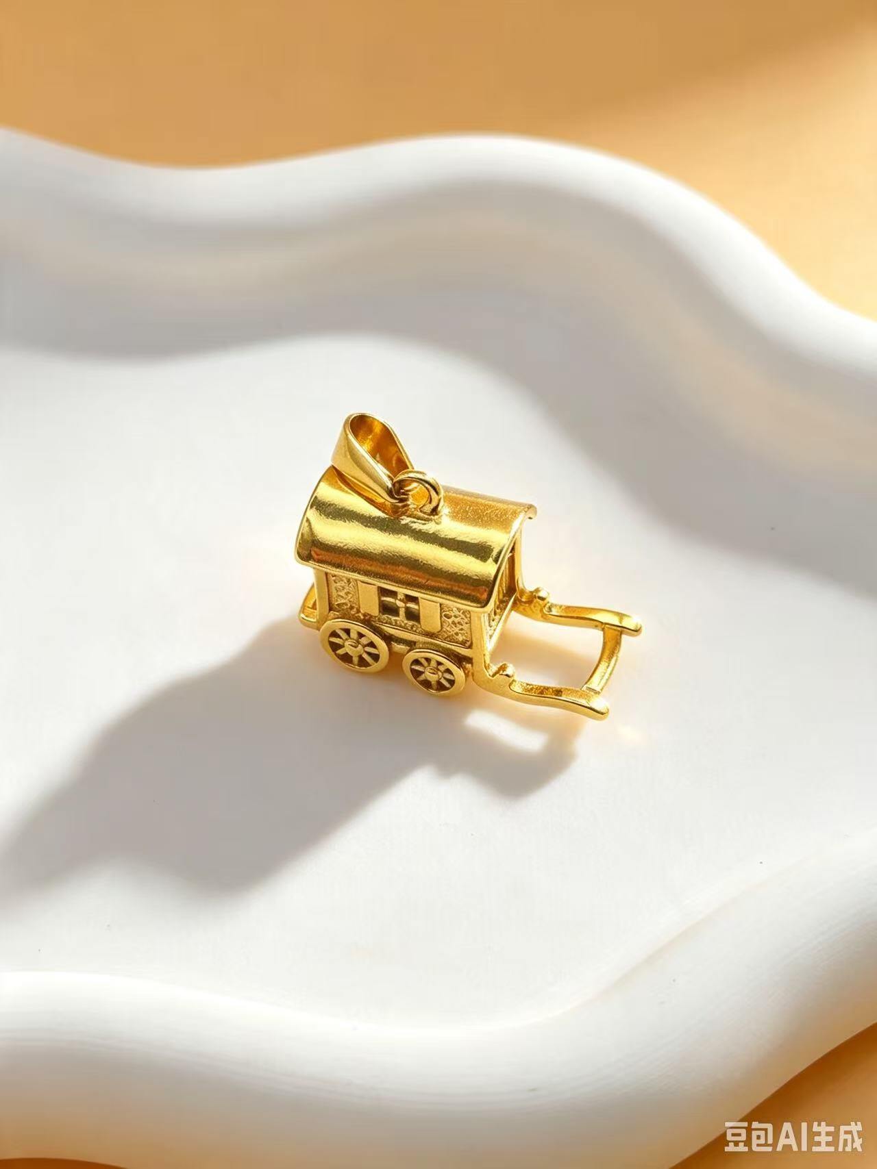Wholesaler Ceramik - Golden bohemian gypsy caravan pendant