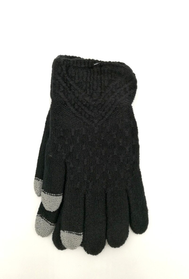 Mayorista Charmant - Guantes táctiles patrón de punto