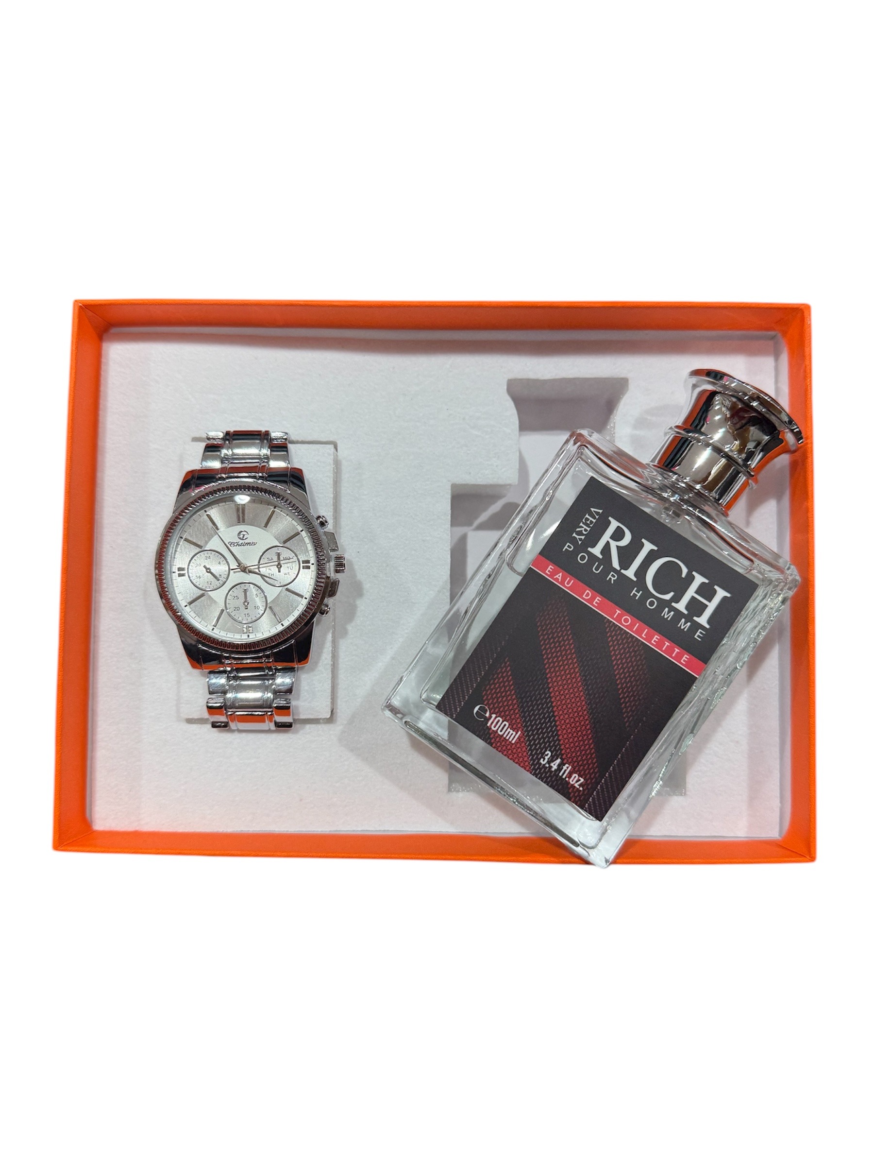 Grossista Chtime - COFANETTO PROFUMO E OROLOGIO
