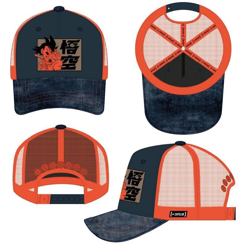 Wholesaler City Boy - Capslab Premium X Dragon Ball Trucker Cap with Embroidered Patch