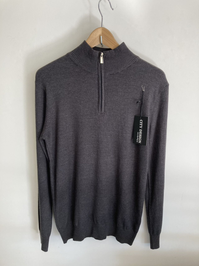 Wholesaler City Design - plain round neck sweater