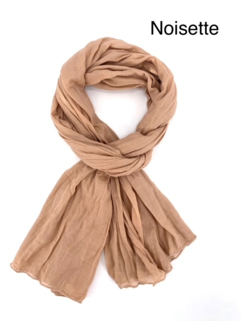 Grossiste Cowo-collection - Foulard Chèche uni homme 100%coton indien