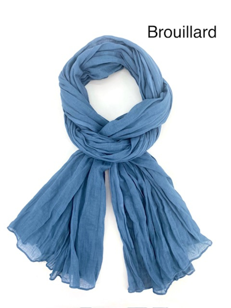 Grossiste Cowo-collection - Foulard Chèche uni homme 100%coton indien