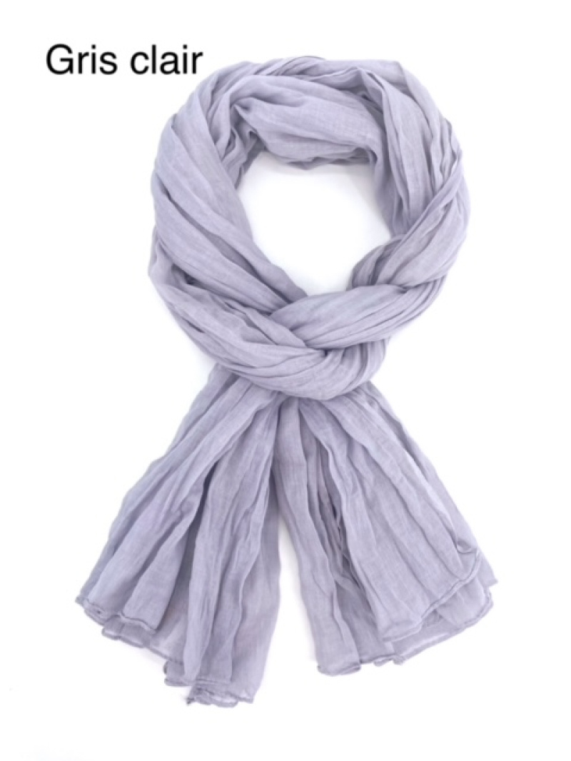 Grossiste Cowo-collection - Foulard Chèche uni homme 100%coton indien