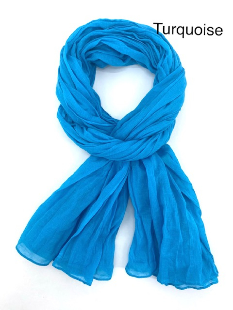 Grossiste Cowo-collection - Foulard Chèche uni homme 100%coton indien