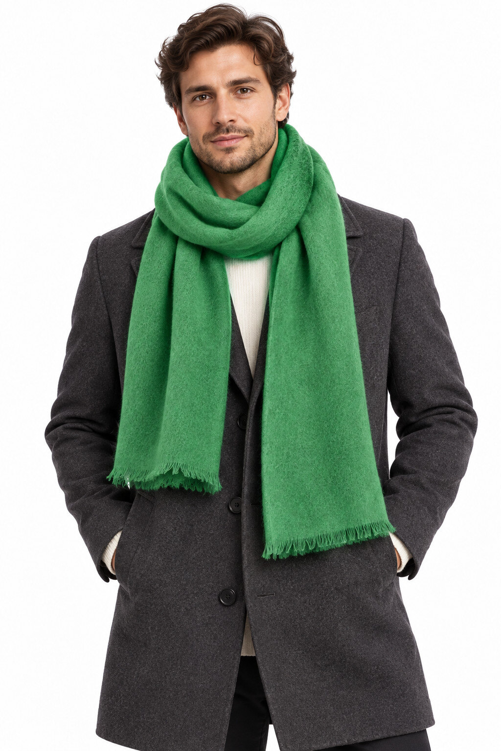 Grossiste Cowo-collection - Echarpe homme touché cachemire