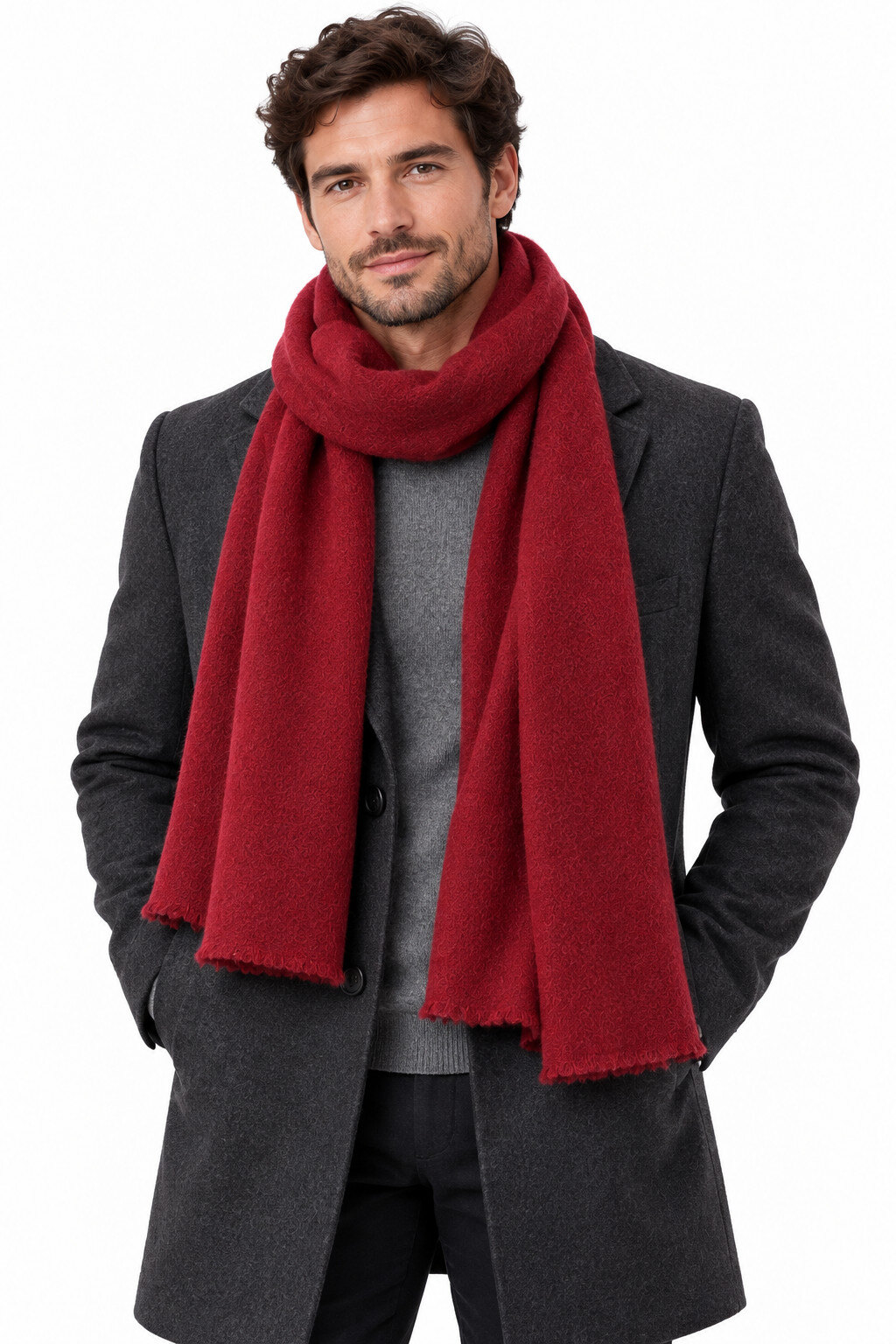 Grossiste Cowo-collection - Echarpe homme touché cachemire