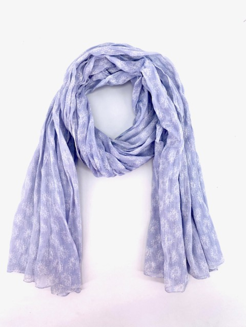 Grossista Cowo-collection - Sciarpa a quadri stampata al 100% in cotone indiano