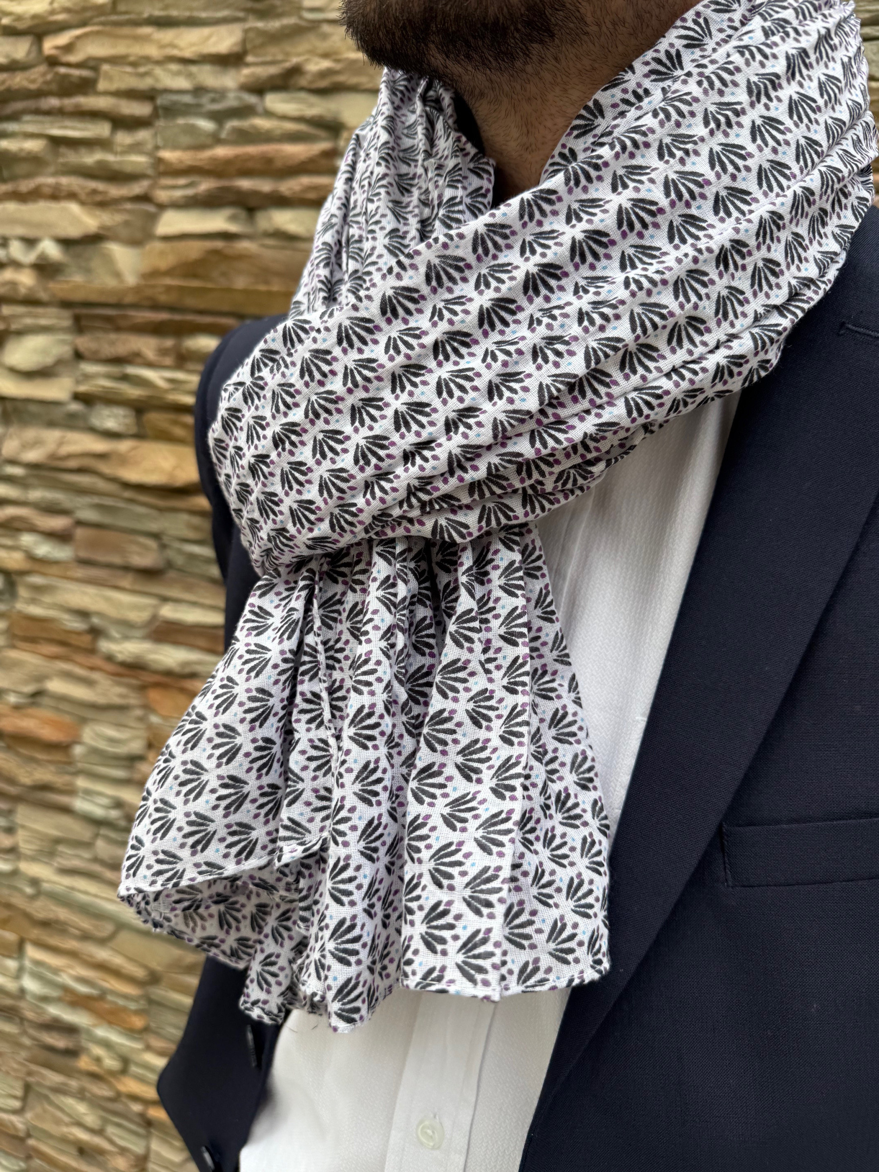 Mayorista Cowo-collection - Pañuelo estampado 100% algodón