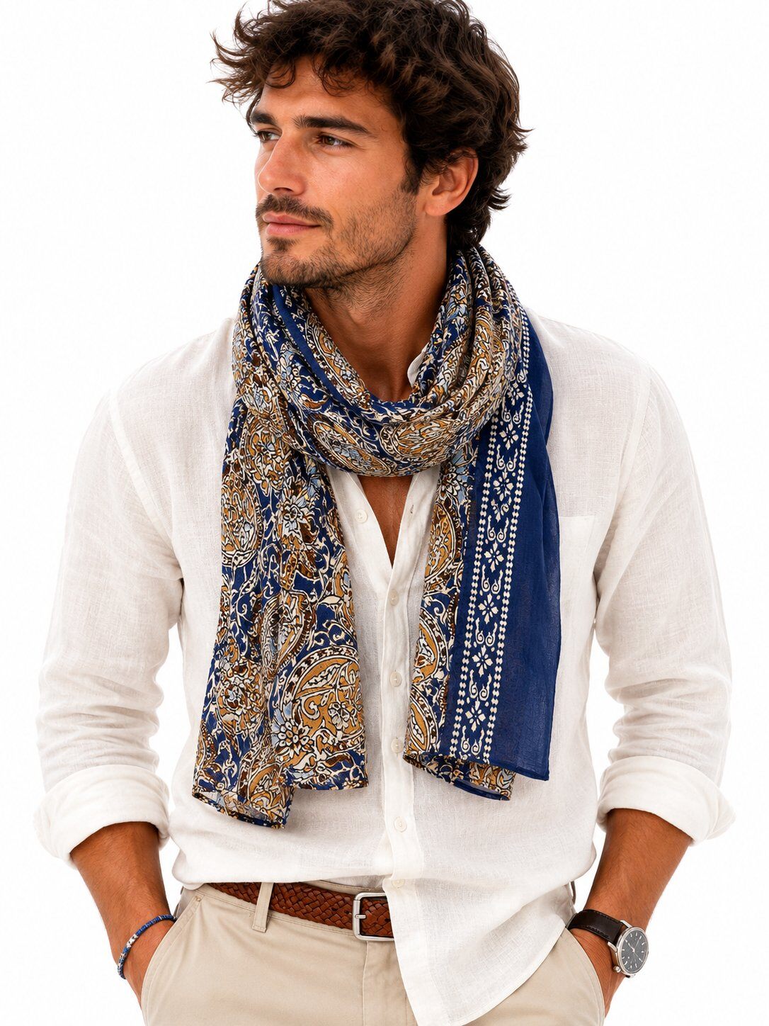 Grossiste Cowo-collection - Chèche 100% voile de coton imprimé