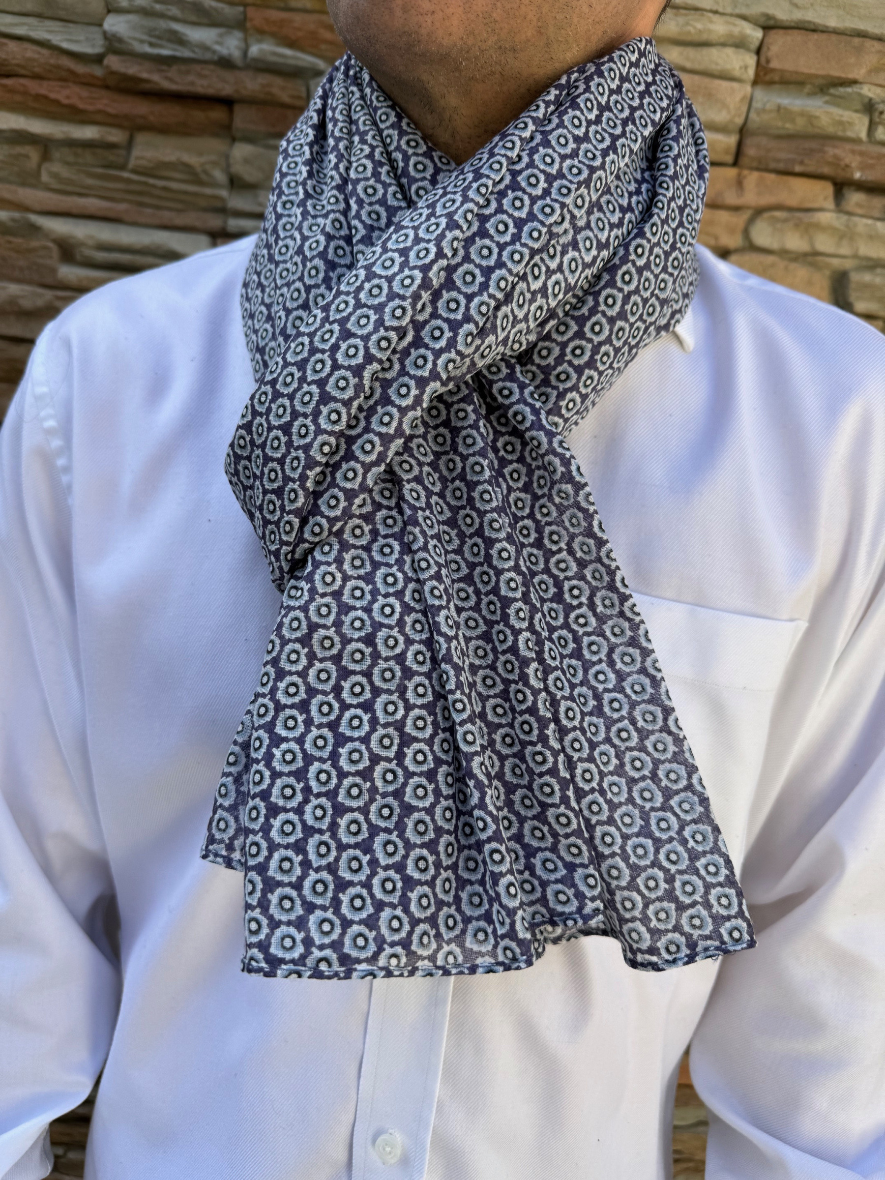 Mayorista Cowo-collection - Pañuelo estampado 100% algodón indio