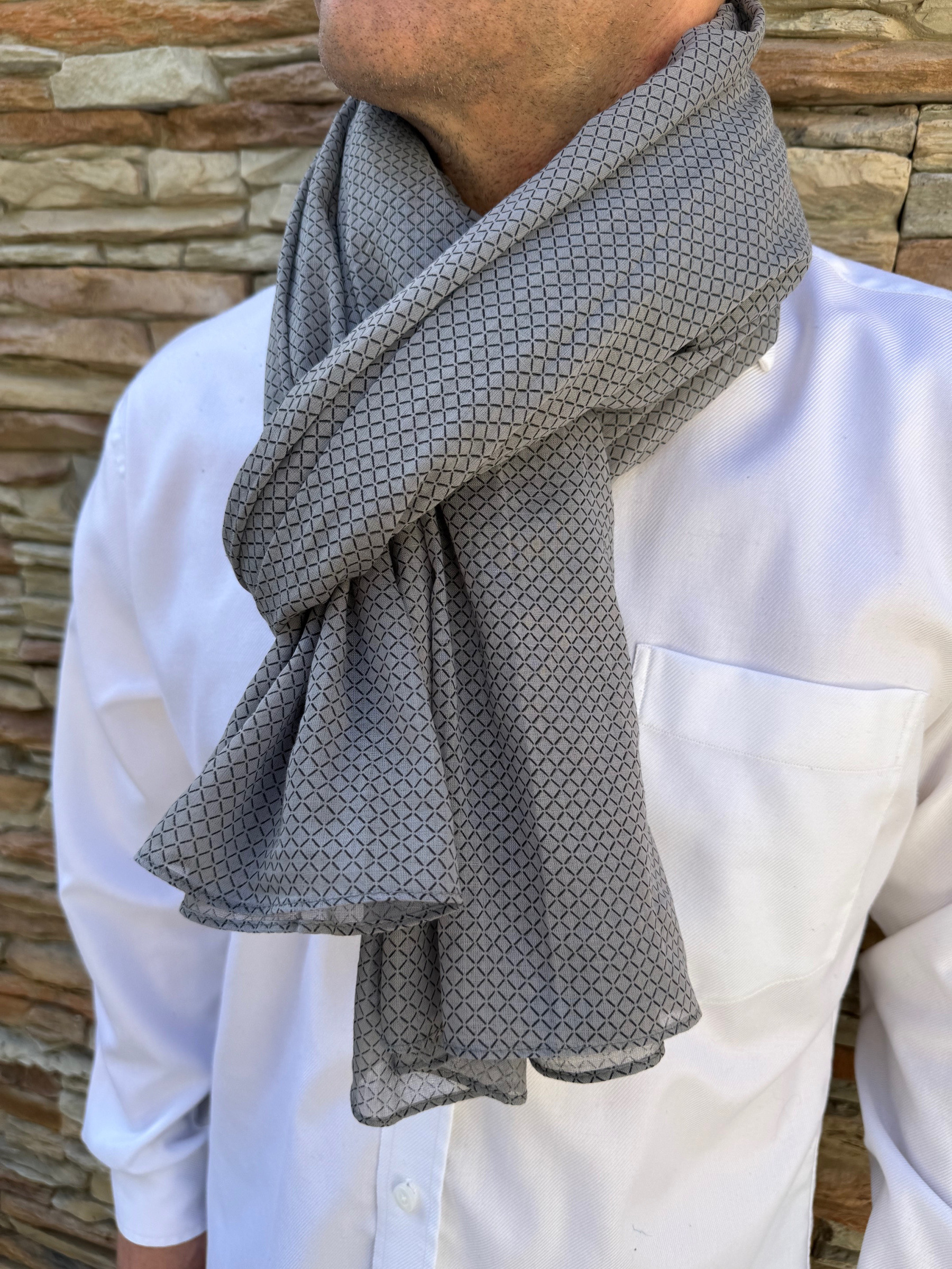 Wholesaler Cowo-collection - Men's scarf 100% Indian cotton