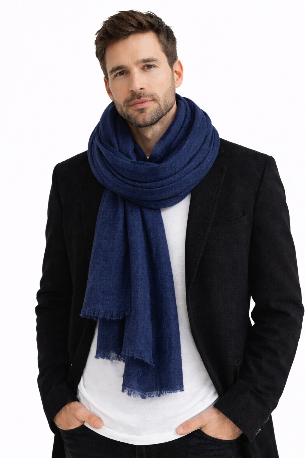 Großhändler Cowo-collection - Herrenschal 100% Leinen