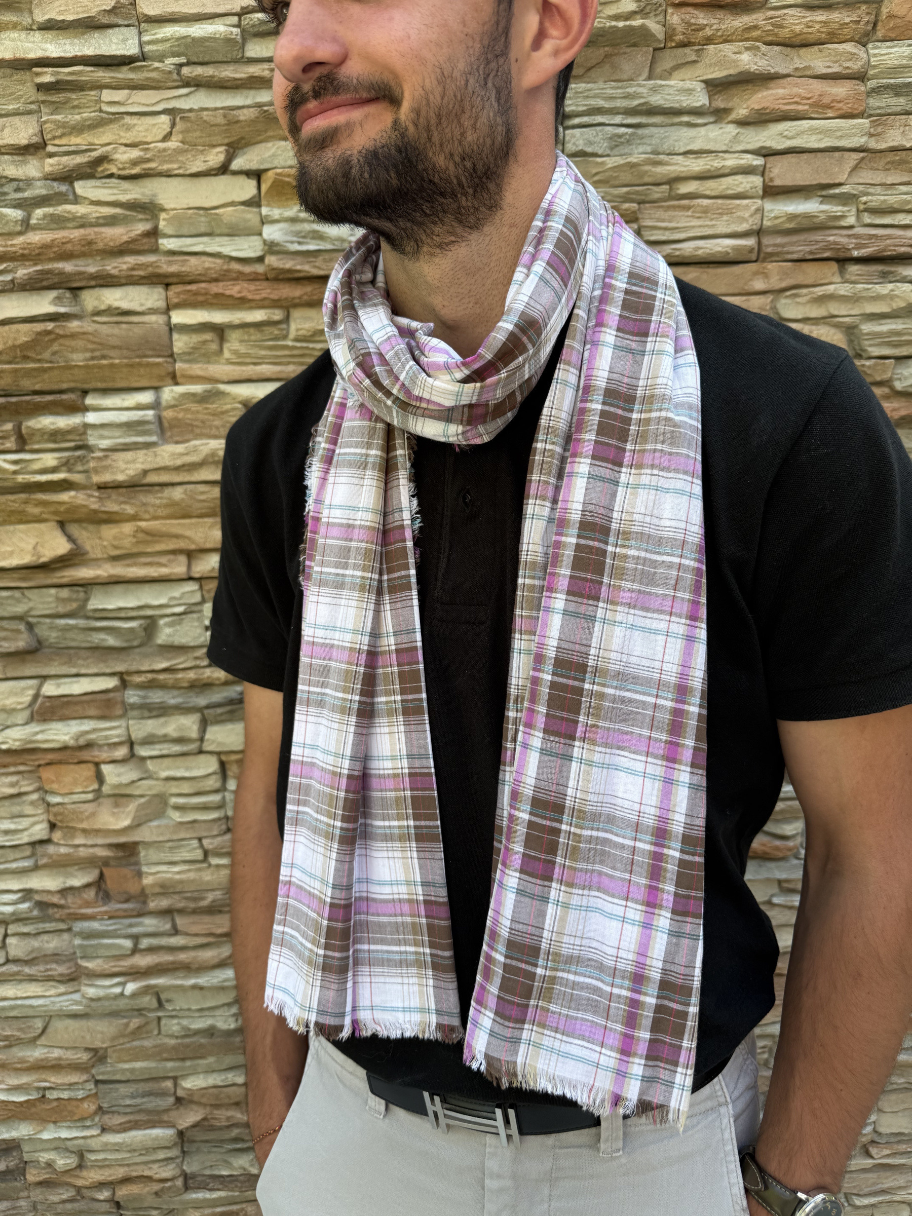 Mayorista Cowo-collection - Pañuelo de algodón tejido indio 100%