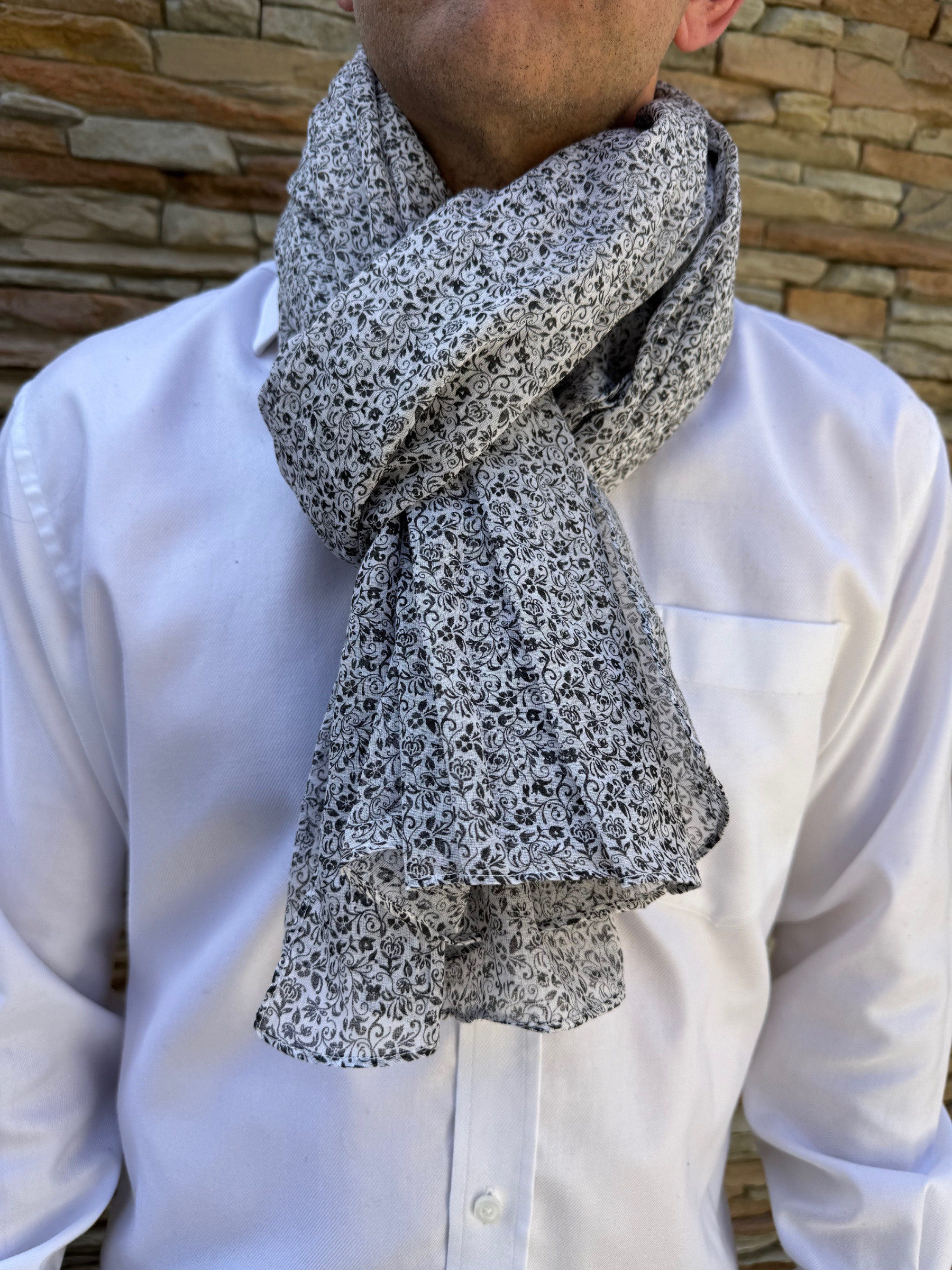 Wholesaler Cowo-collection - Men's scarf 100% Indian cotton