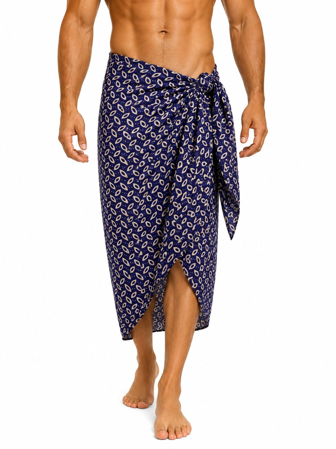 Großhändler Cowo-collection - Sarong aus 100% Baumwollvoile mit ethnischem Druck