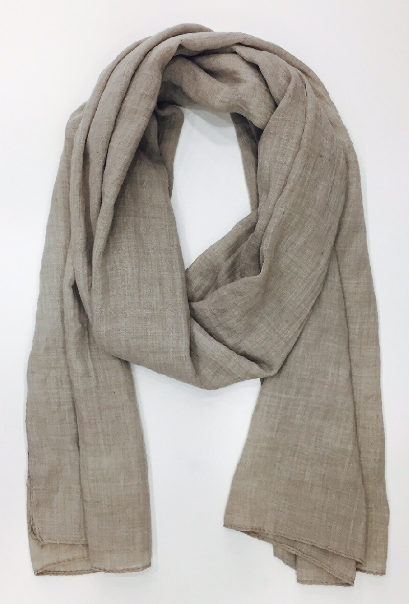 Wholesaler Da Fashion - Plain cotton scarf Man & Woman