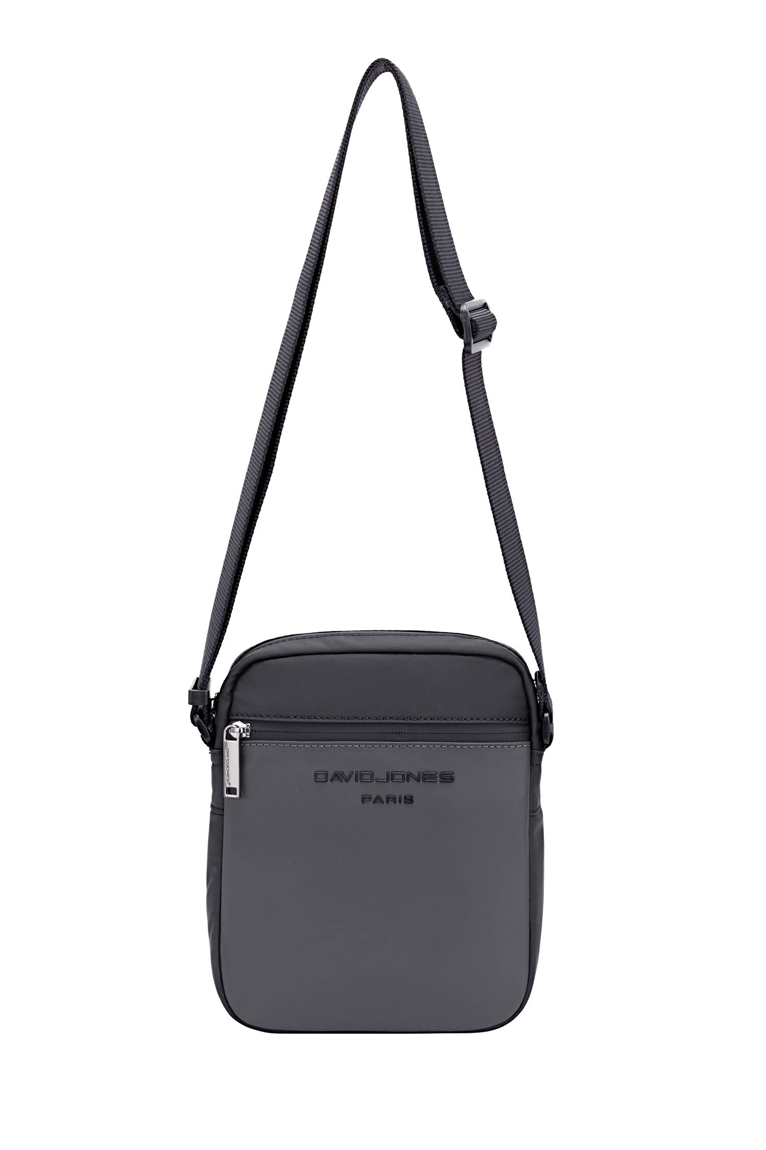 Wholesaler David Jones - 936601 DAVID JONES Men's crossy body bag with raincoat textile