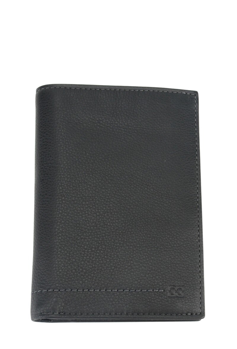 Grossiste DAVID WILLIAM - Helva - Portefeuille 2 volets en cuir de vachette souple