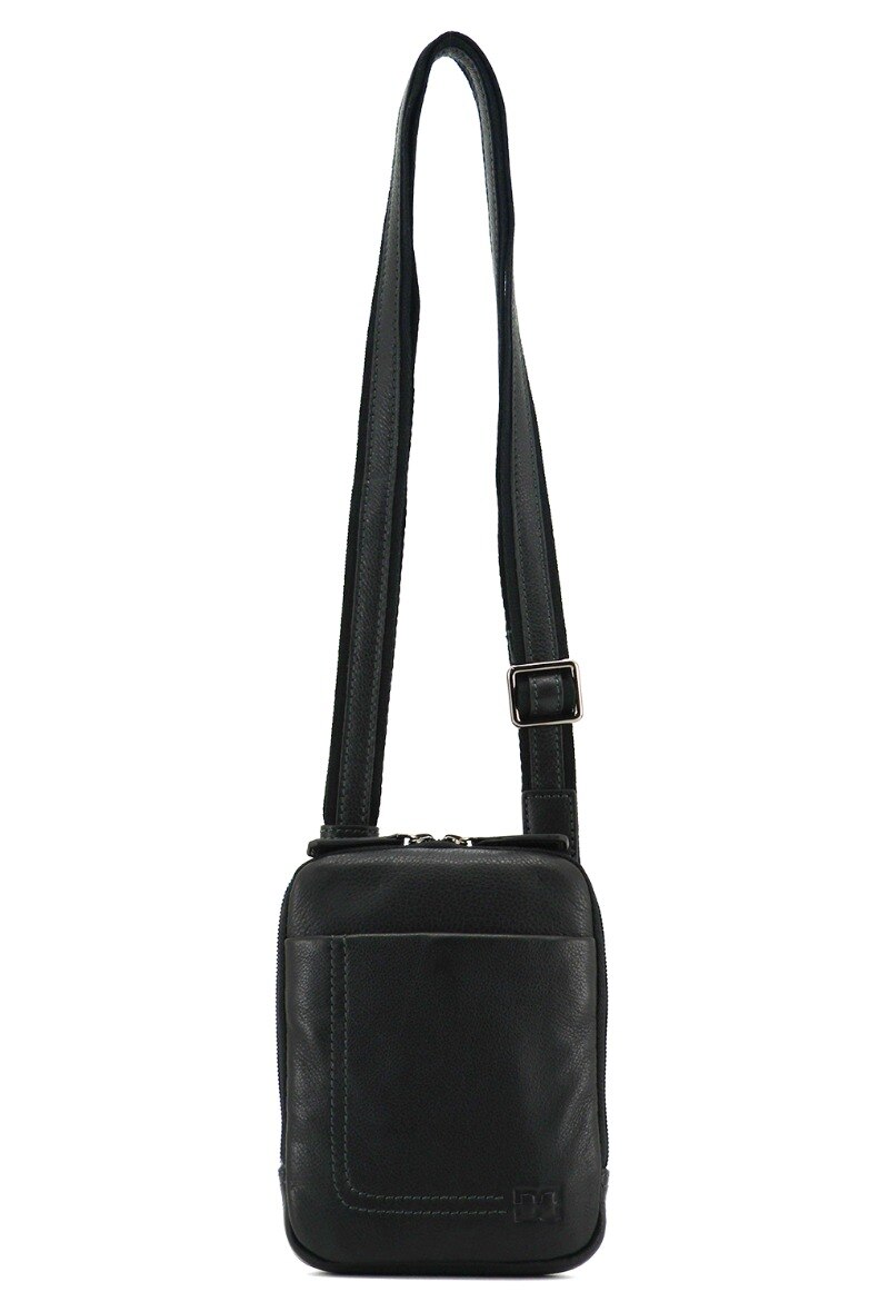 Wholesaler DAVID WILLIAM - Helva - Thin single shoulder bag in supple cowhide leather