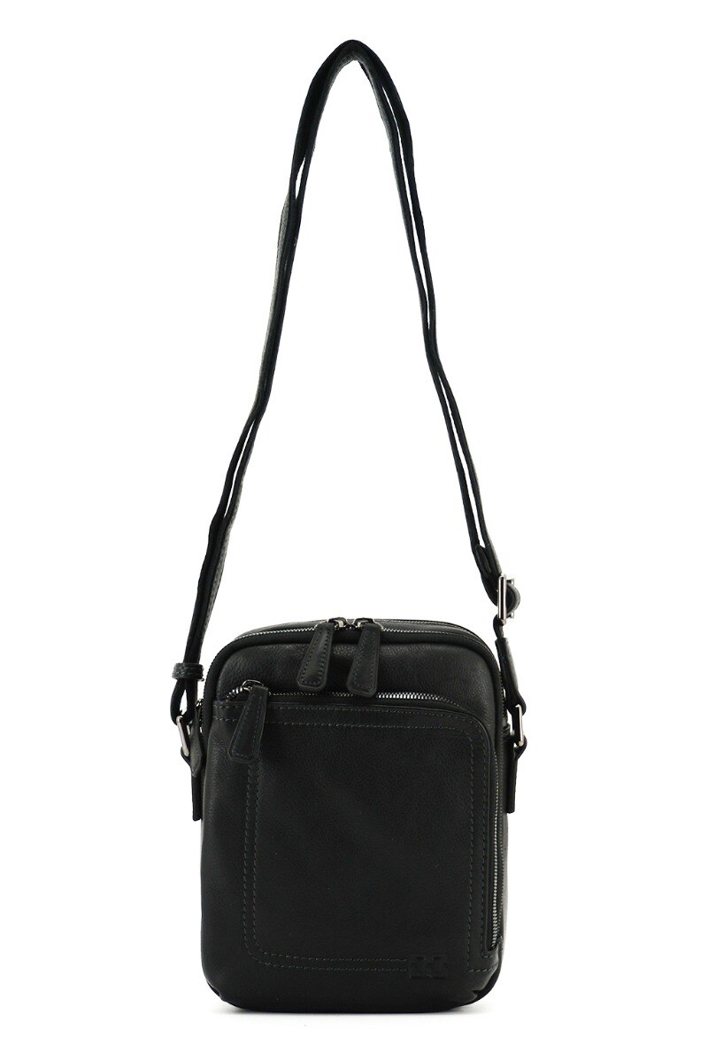 Großhändler DAVID WILLIAM - Helva - Große Ein-Schultertasche aus weichem Rindsleder