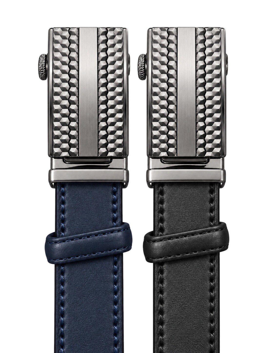 Großhändler DH DIFFUSION - Automatischer Gürtel - 35 mm Breite Verstellbare Größe - 100 % LEDER