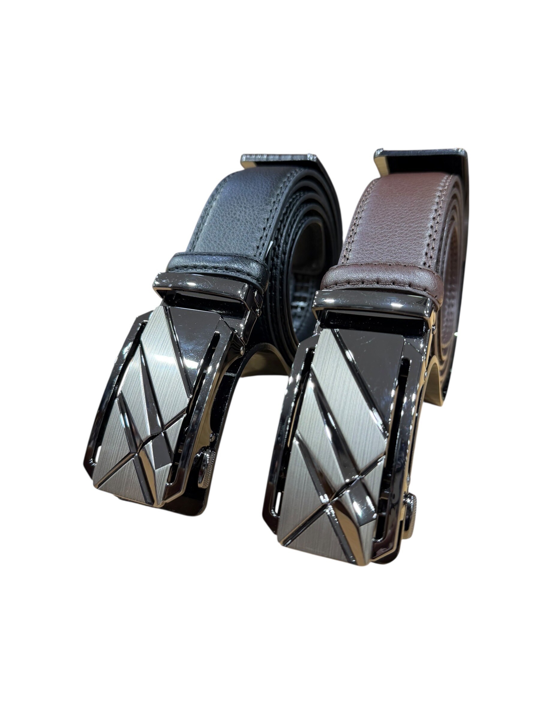 Großhändler DH DIFFUSION - Automatischer Gürtel - 35 mm Breite Verstellbare Größe - 100 % LEDER