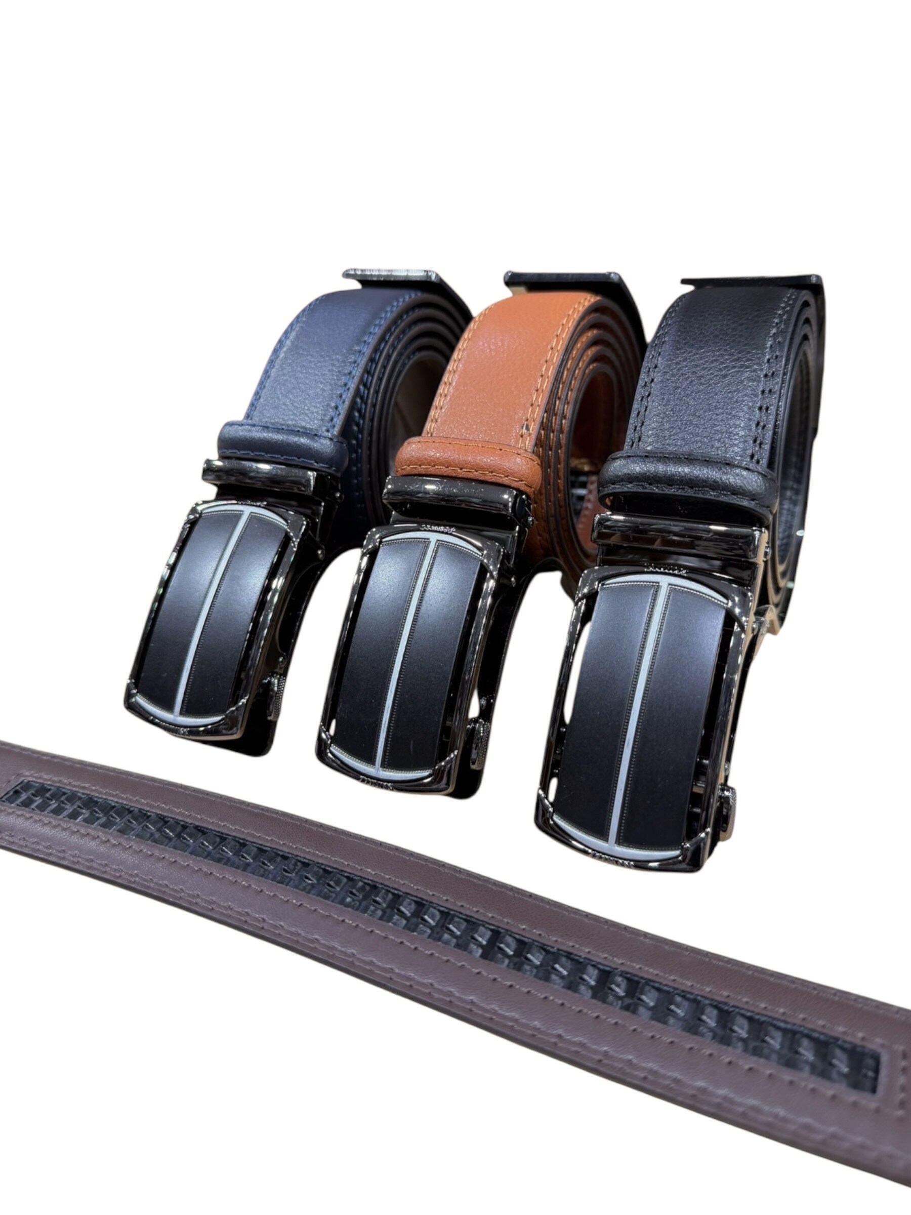 Grossiste DH DIFFUSION - Ceinture automatique - 35 mm largeur Taille Ajustable - 100 % CUIR