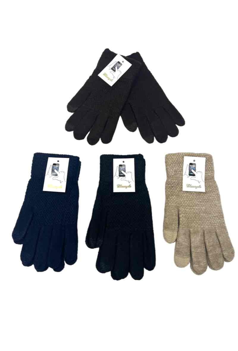 Mayorista DH DIFFUSION - Guantes suaves con pantalla táctil para mujeres y adolescentes: elásticos y extra cálidos