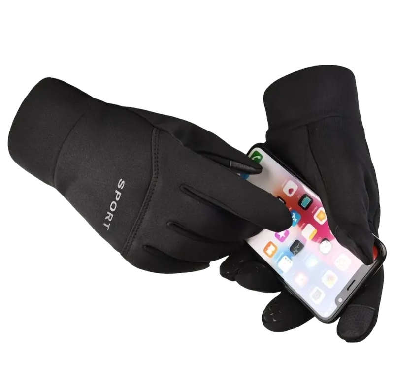 Wholesaler DH DIFFUSION - Men touch gloves fur lining