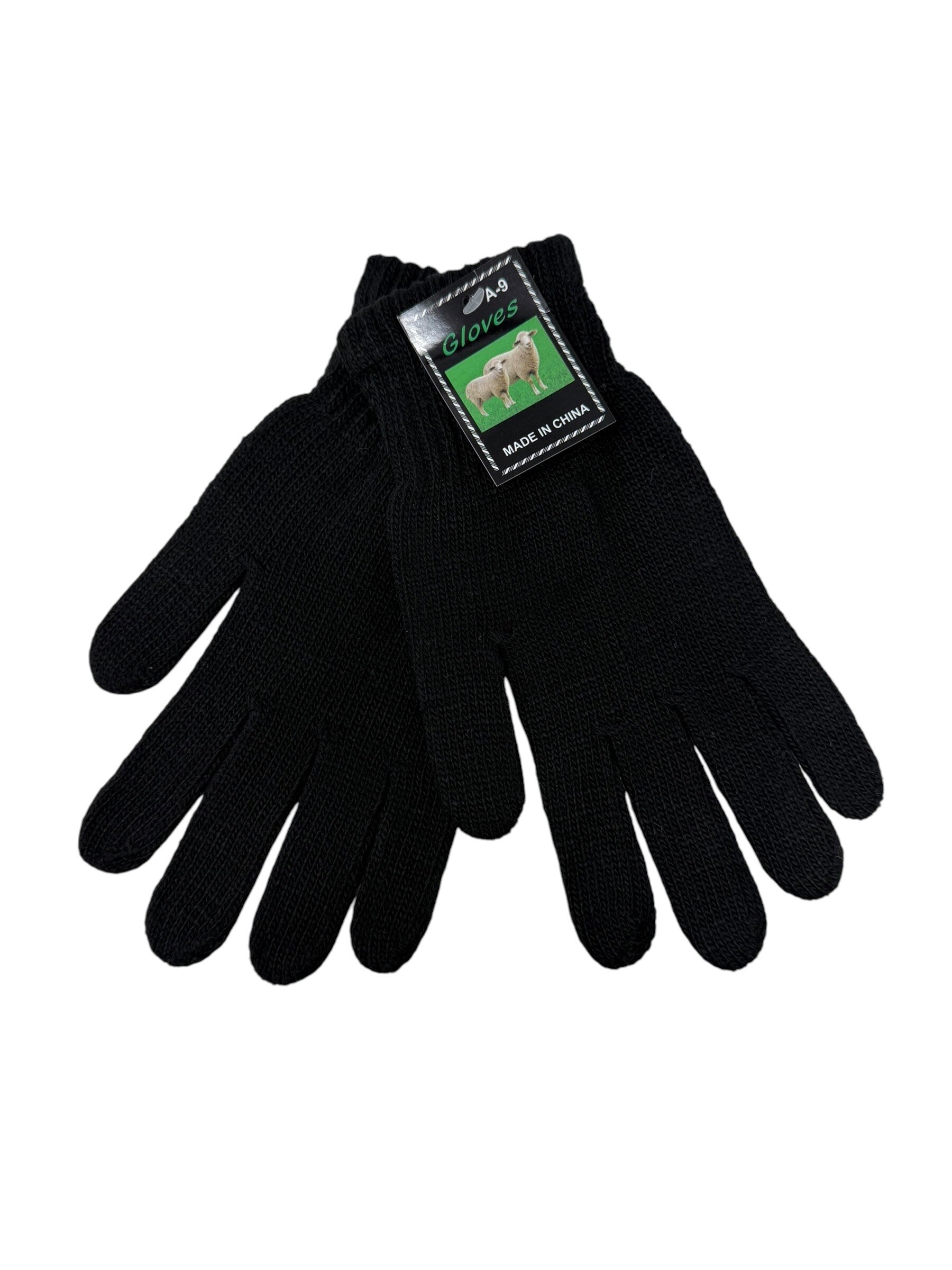 Grossiste DH DIFFUSION - Gants Homme Noir Taille Unique - Simple épaisseur
