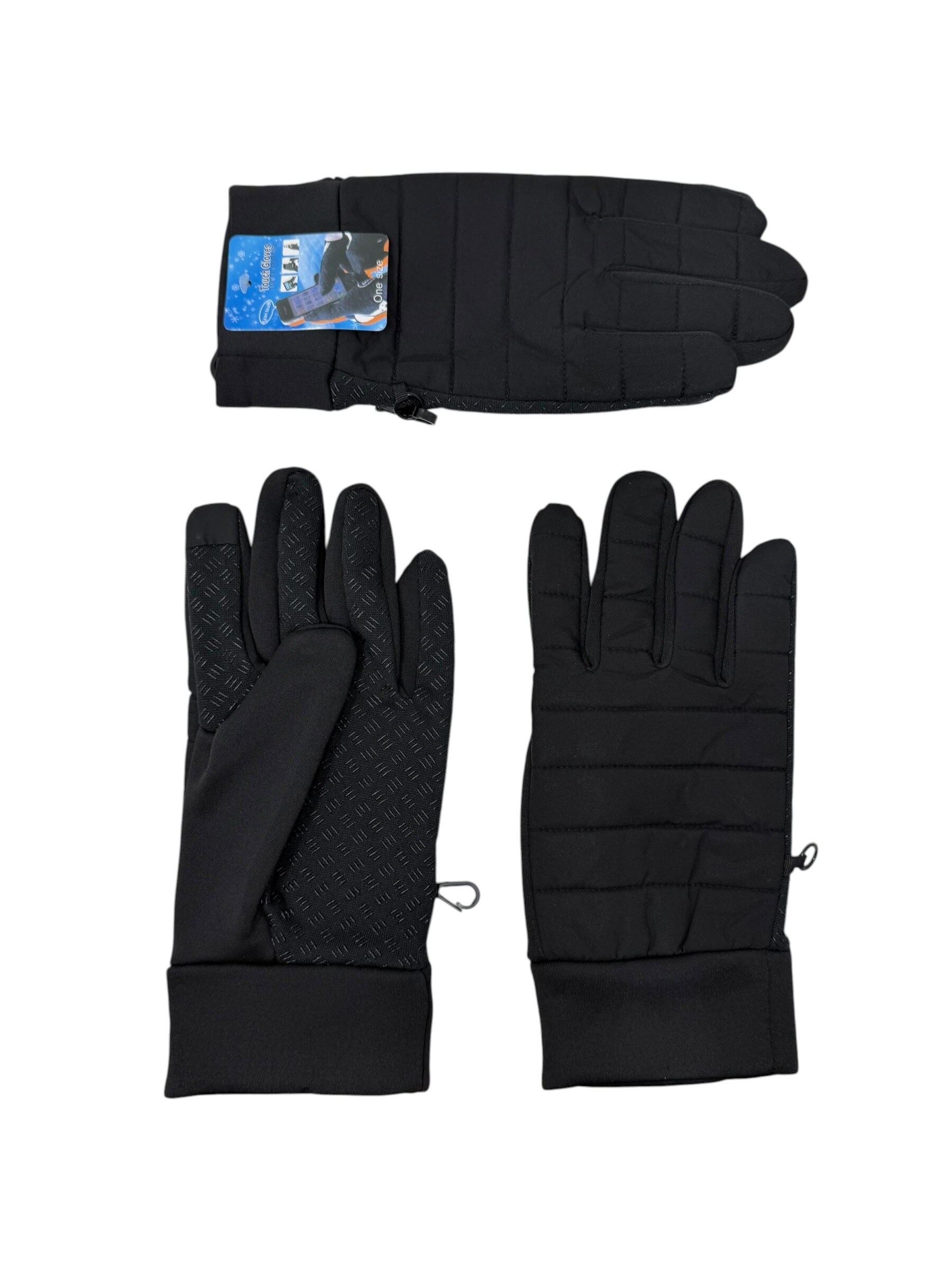 Grossiste DH DIFFUSION - Gants tactile homme Doublure fourrée
