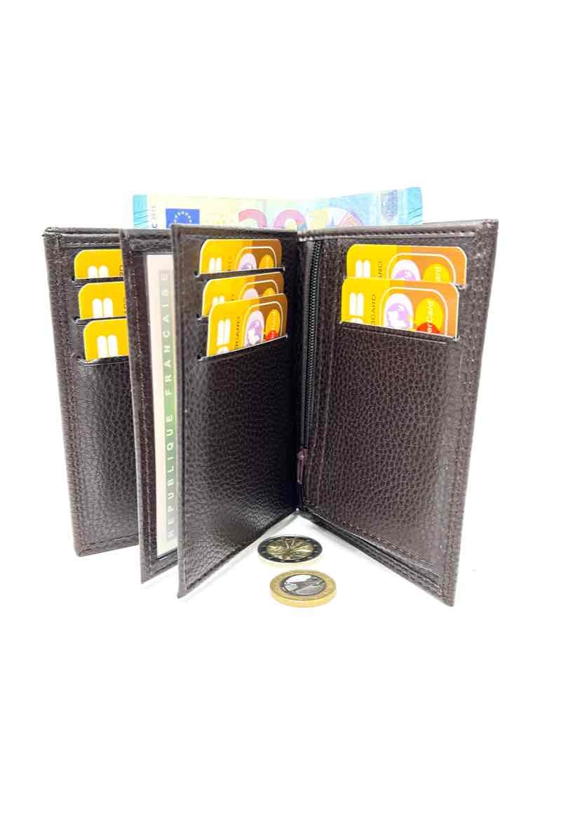 Grossiste DH DIFFUSION - Portefeuille Homme Similicuir Boite incluse