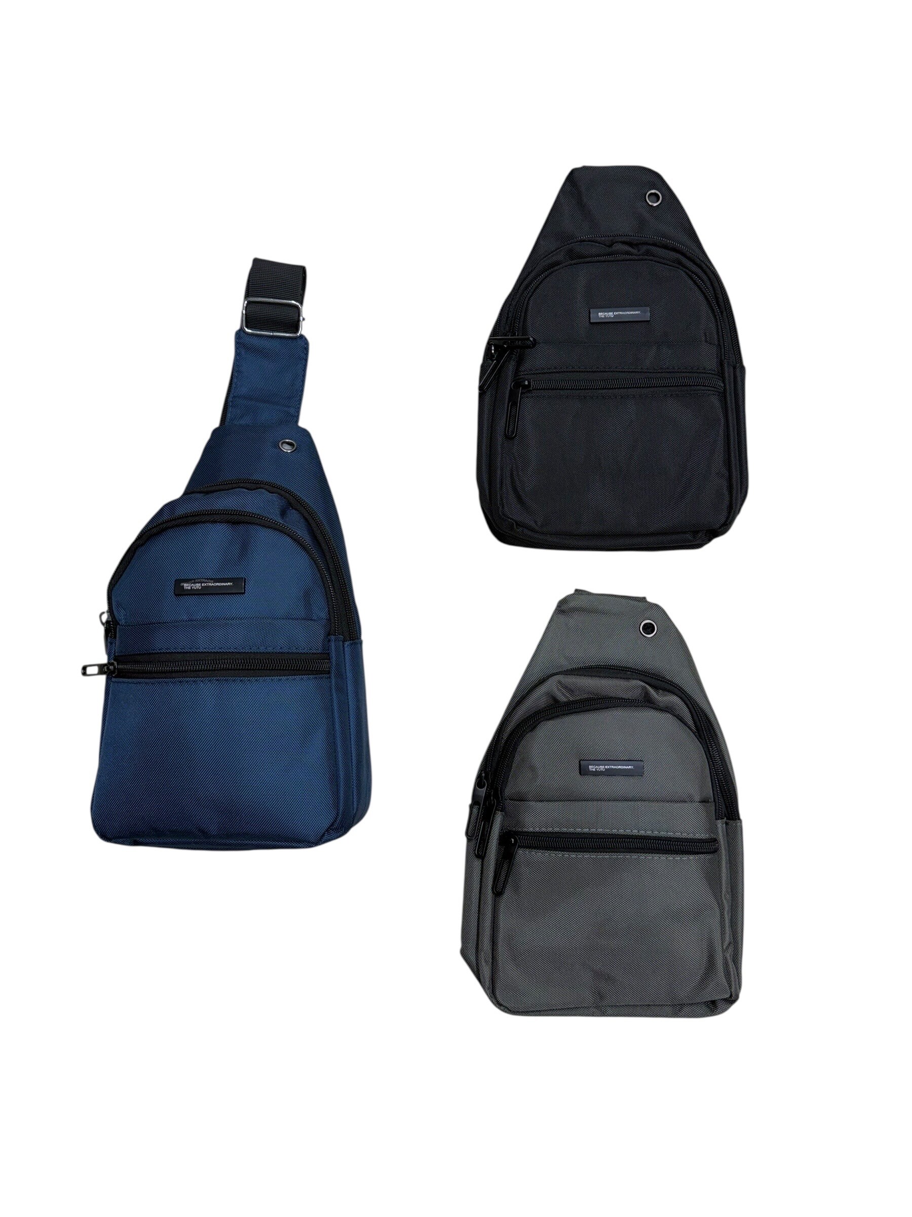 Großhändler DH DIFFUSION - Oyster Synthetik-Gürteltasche – 2 Fächer