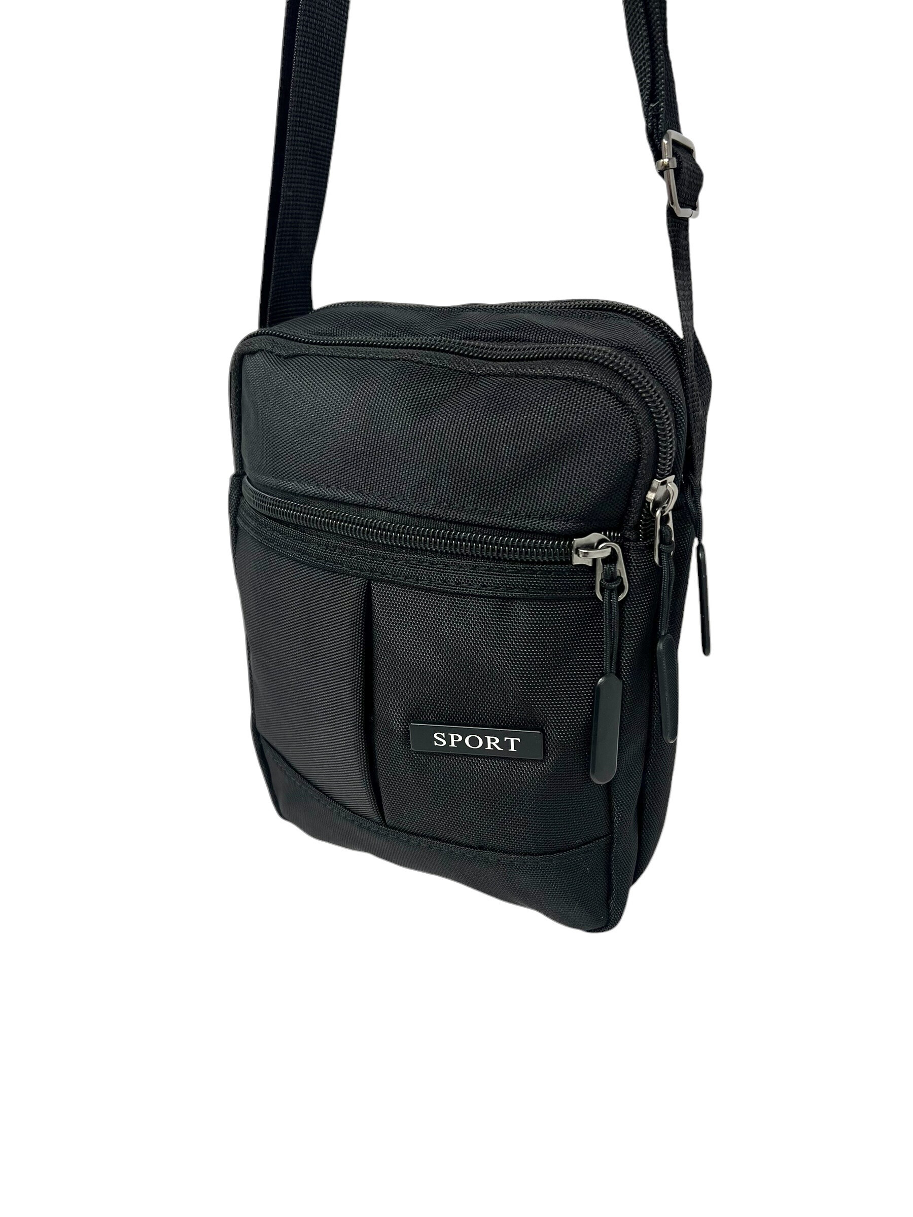 Mayorista DH DIFFUSION - Bolso de Hombre con Bandolera y Múltiples Bolsillos