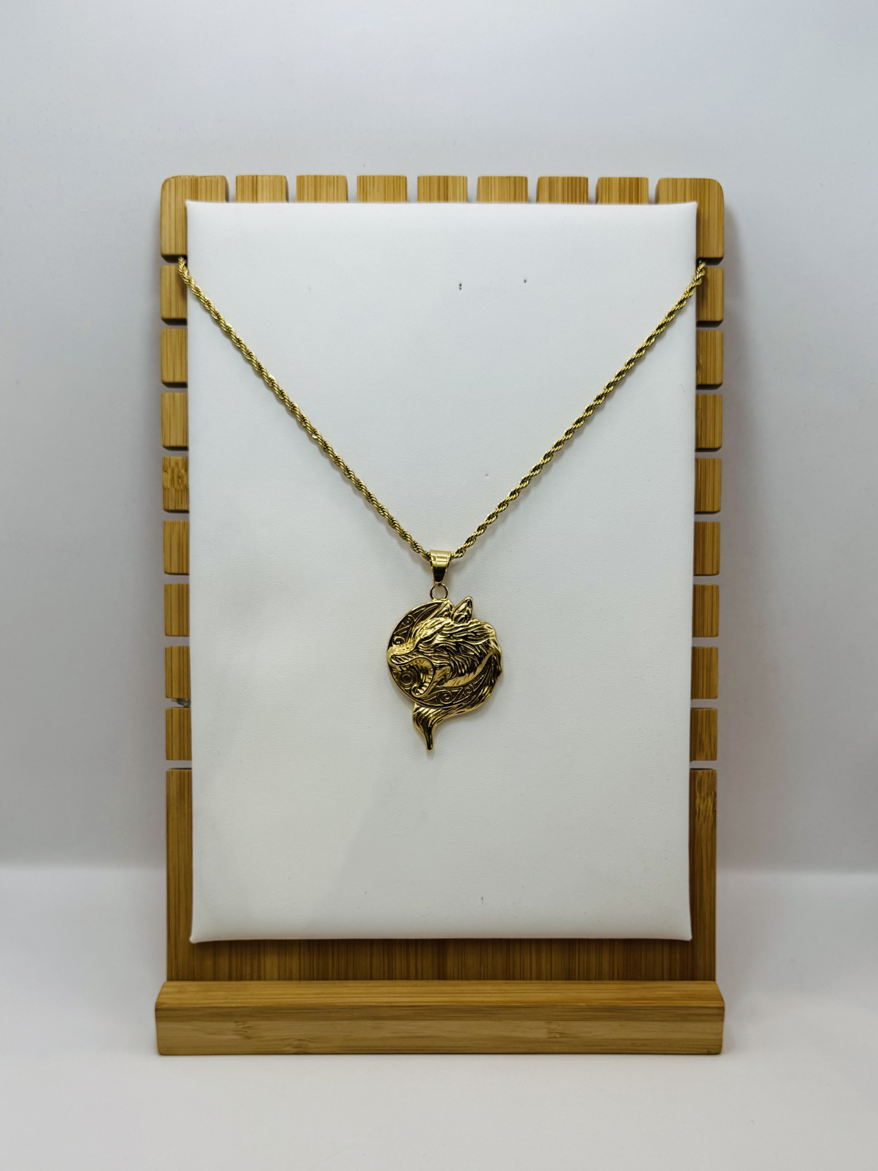 Großhändler Diamond - Wolf-Mond-Stahlkette