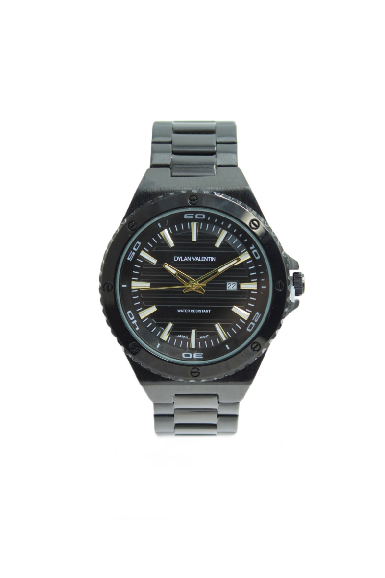Wholesaler DYLAN VALENTIN - Dylan Valentin men's trendy watch with steel bracelet