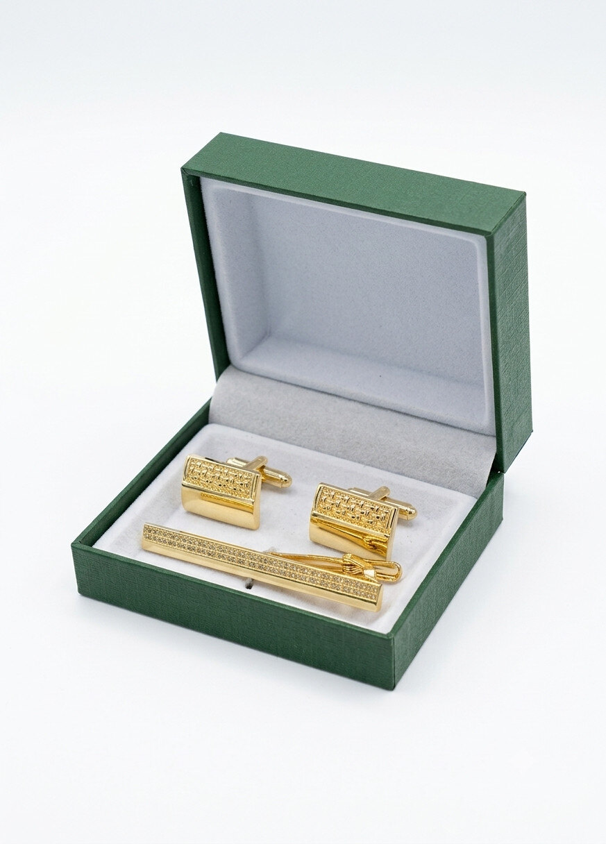 Grossiste Edisson Harry's London - Coffret bouton manchette avec une pince cravate EDISSON HARRY,S