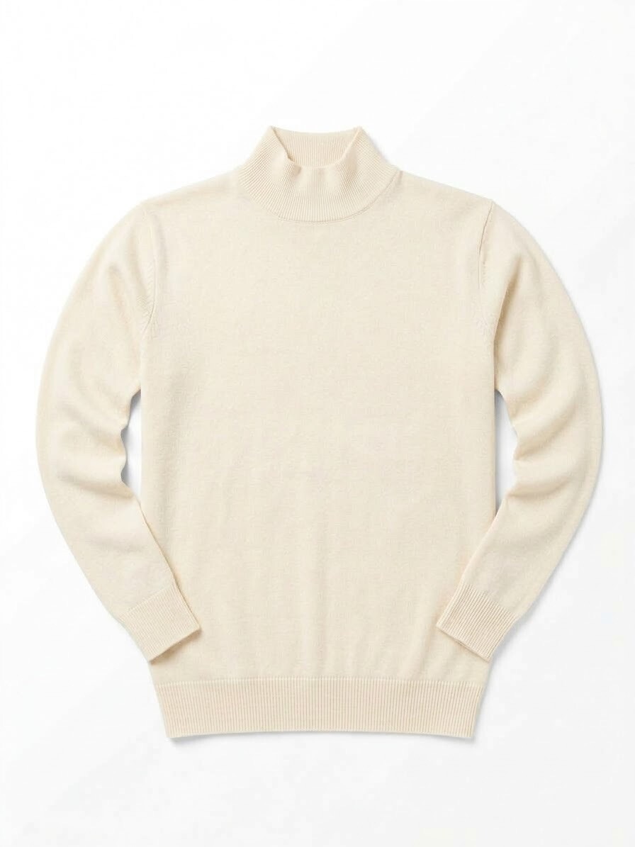 Grossista Edisson Harry's London - Maglione a collo alto in maglia fine stile retrò
