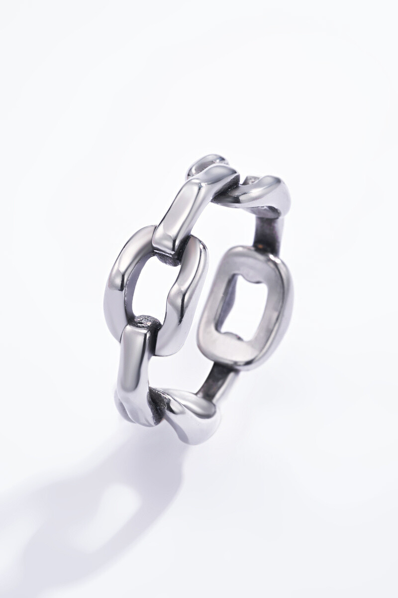 Mayorista ÉLINE L'ATELIER - Anillo de acero inoxidable