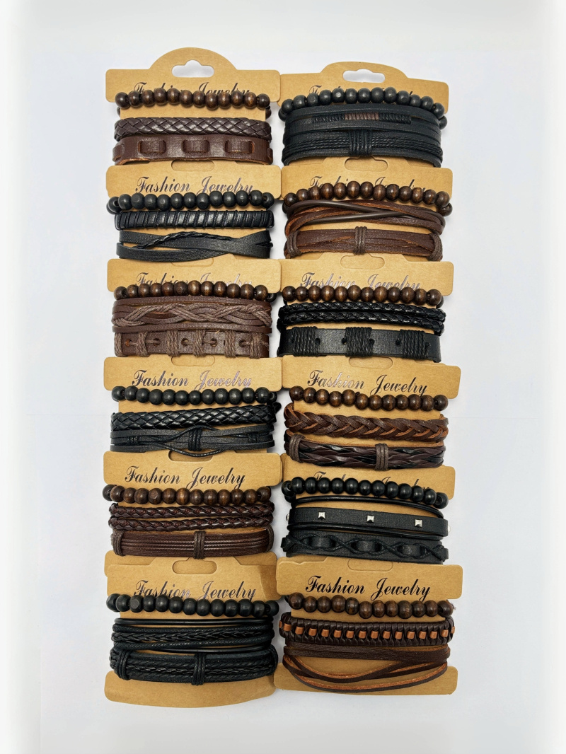 Wholesaler ÉLINE L'ATELIER - Pack of 36 genuine leather bracelets