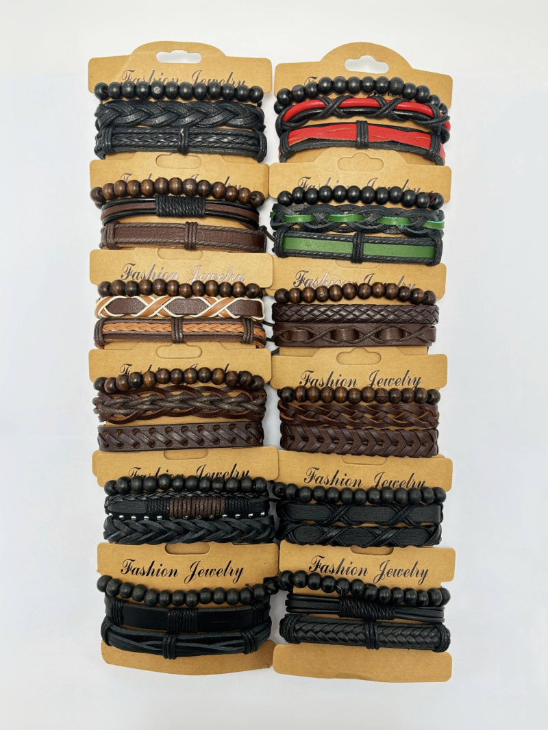 Wholesaler ÉLINE L'ATELIER - Pack of 36 genuine leather bracelets