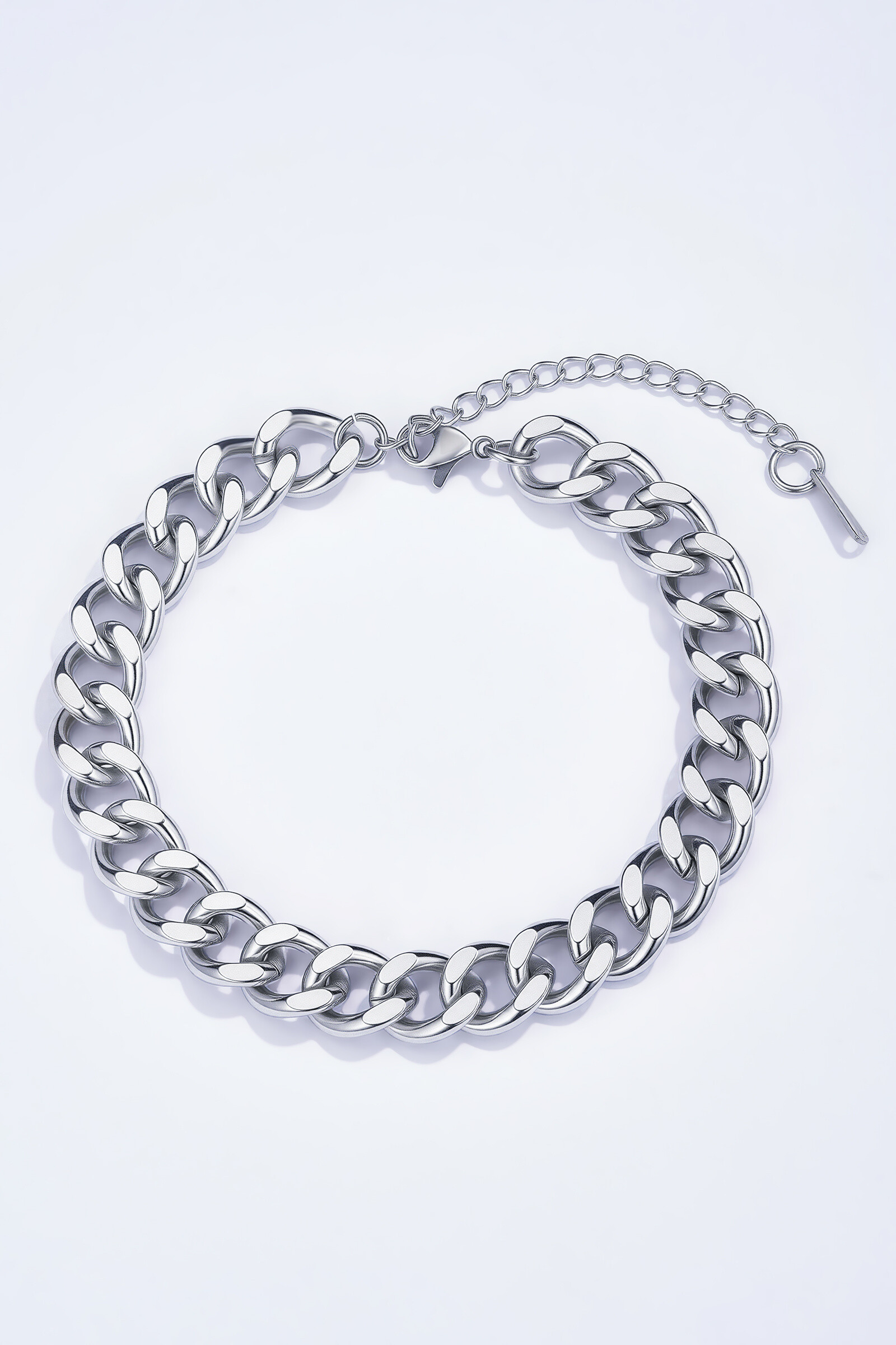 Mayorista ÉLINE L'ATELIER - Brazalete de acero inoxidable de 20 cm.