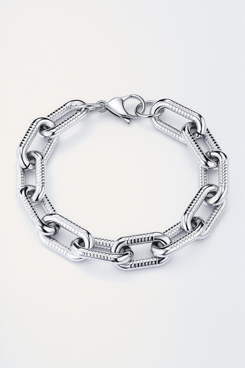 Wholesaler ÉLINE L'ATELIER - Leather and stainless steel bracelet