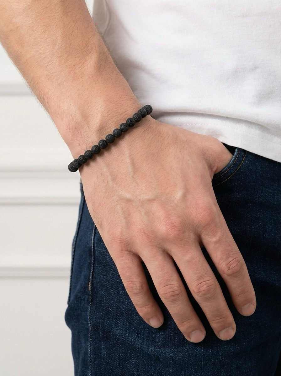 Großhändler ÉLINE L'ATELIER - Herrenarmband aus Edelstahl