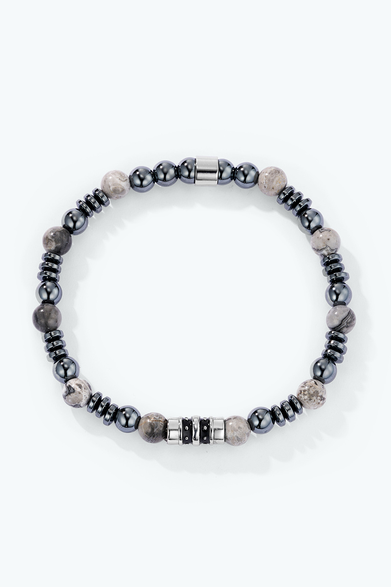 Großhändler ÉLINE L'ATELIER - Herrenarmband aus Edelstahl
