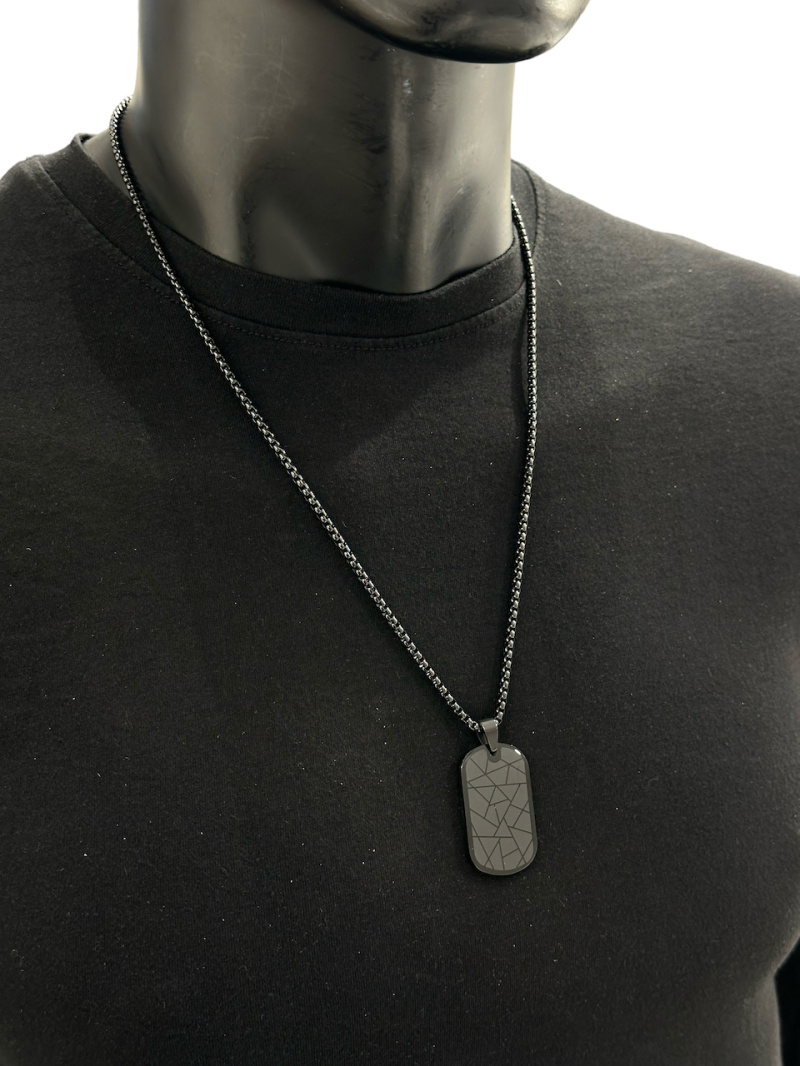 Grossiste ÉLINE L'ATELIER - Collier pendentif en acier inoxydable